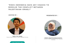 HIMA-HI Universitas Jayabaya mengadakan HI Talks mengenai Posisi Indonesia dalam Konflik Israel-Palestina